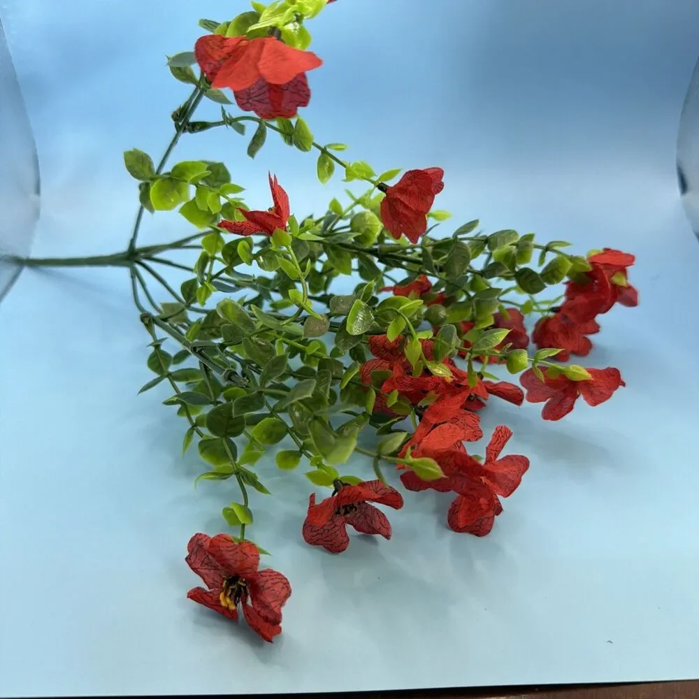 Artificial Flowers for Outdoors UV Resistant Fake Plants 6 Colors Included In $
